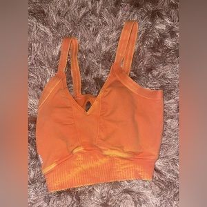 Free People tank top, orange wash